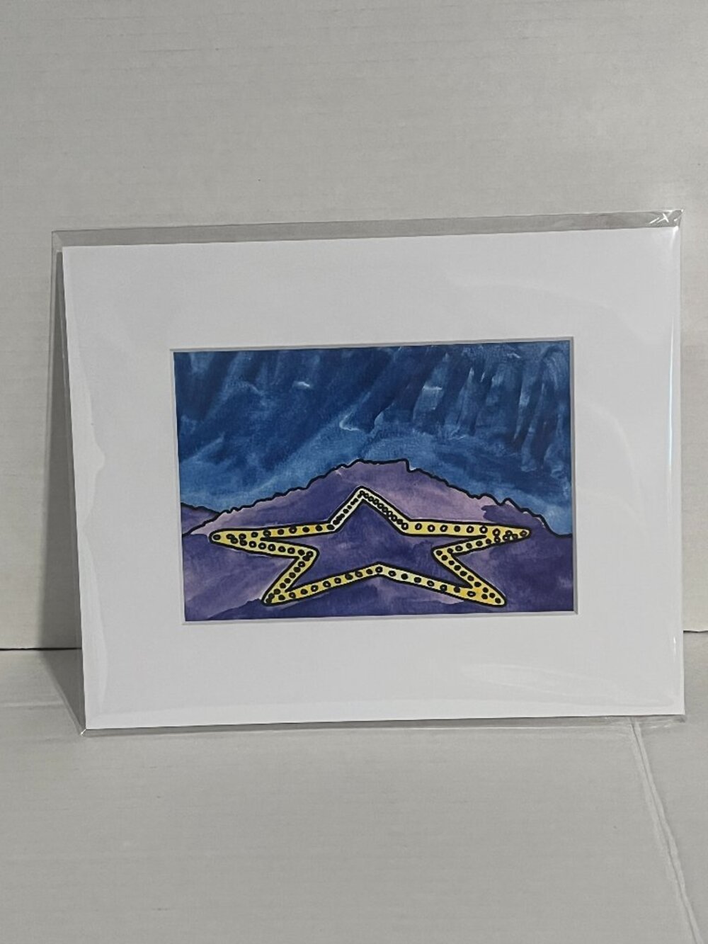 Palmer Lake Star Colorado Watercolor Art Print 10x8in Matt 5x7in Photograph